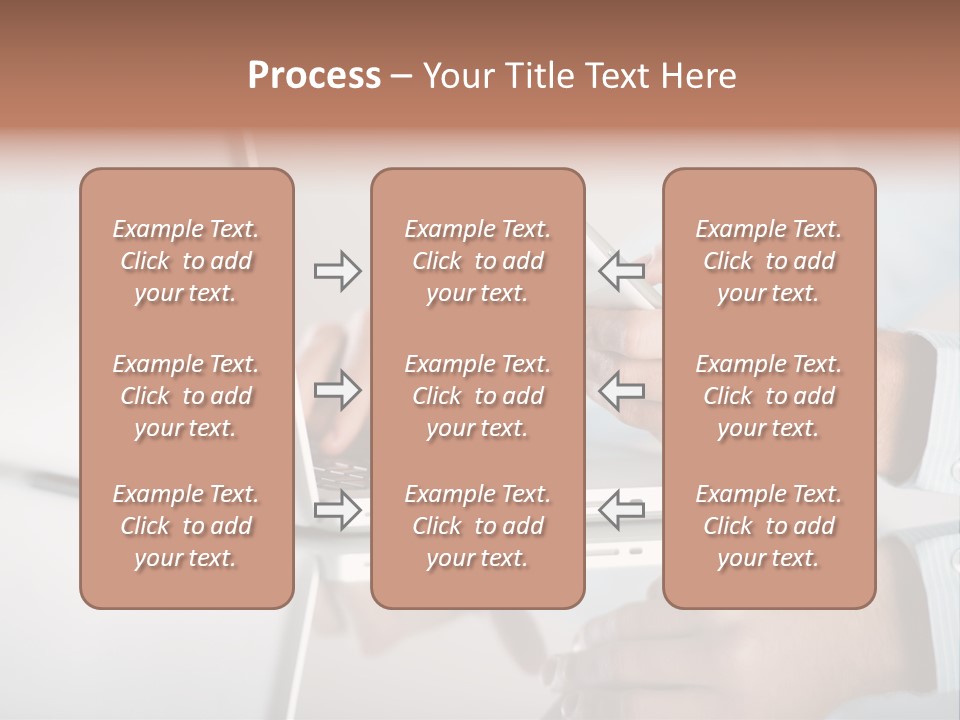 Mobility Information Finger PowerPoint Template