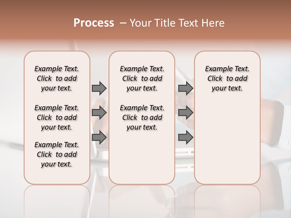 Mobility Information Finger PowerPoint Template
