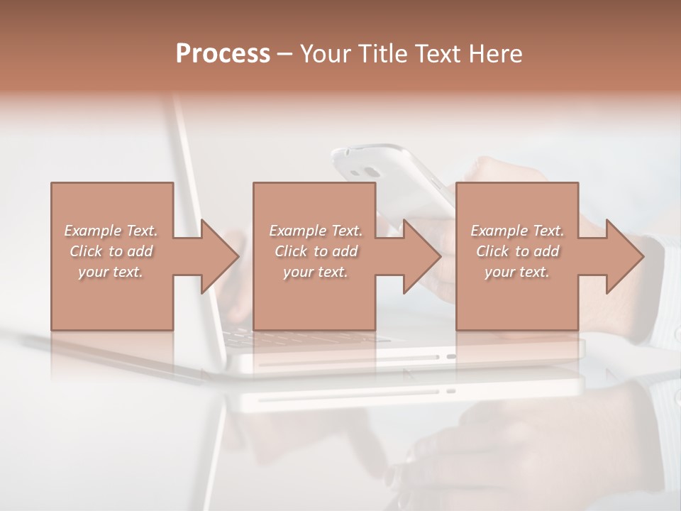 Mobility Information Finger PowerPoint Template