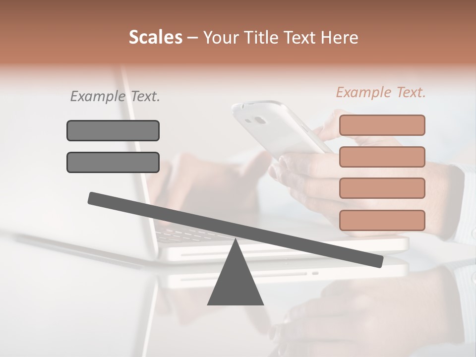 Mobility Information Finger PowerPoint Template