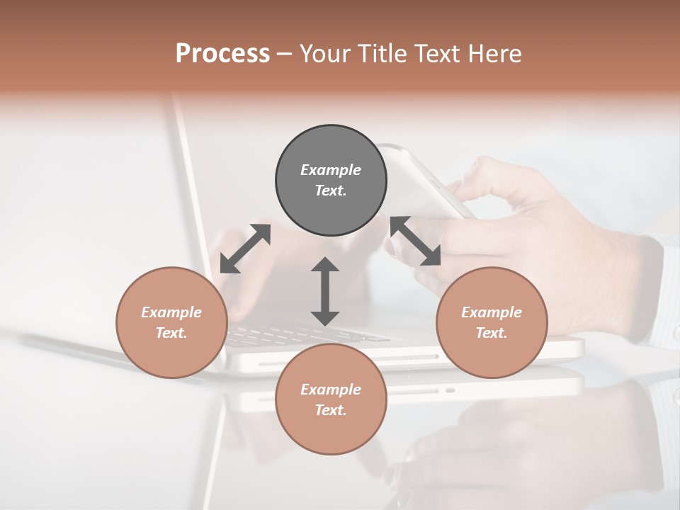 Mobility Information Finger PowerPoint Template