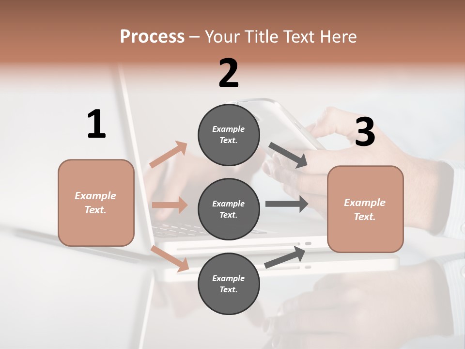 Mobility Information Finger PowerPoint Template