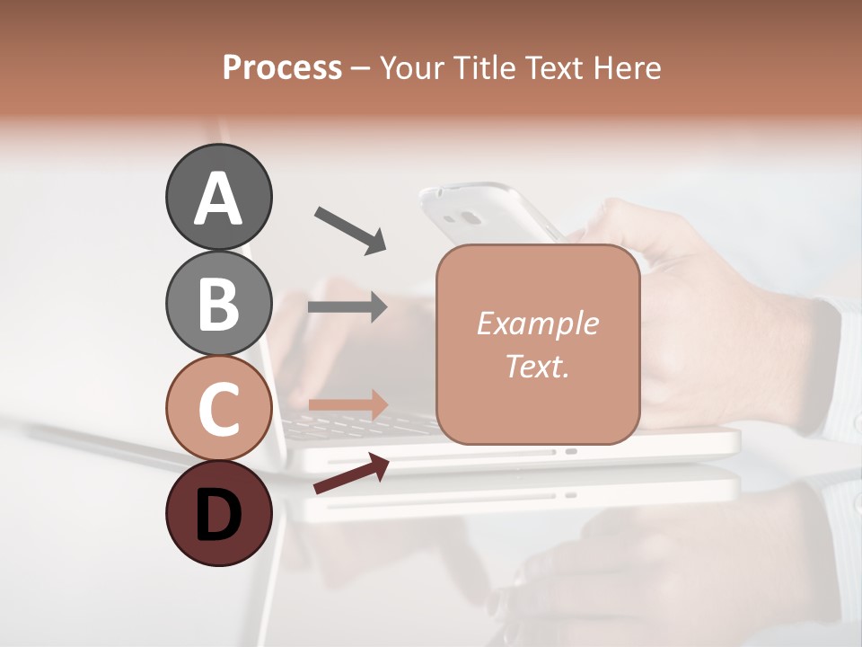Mobility Information Finger PowerPoint Template
