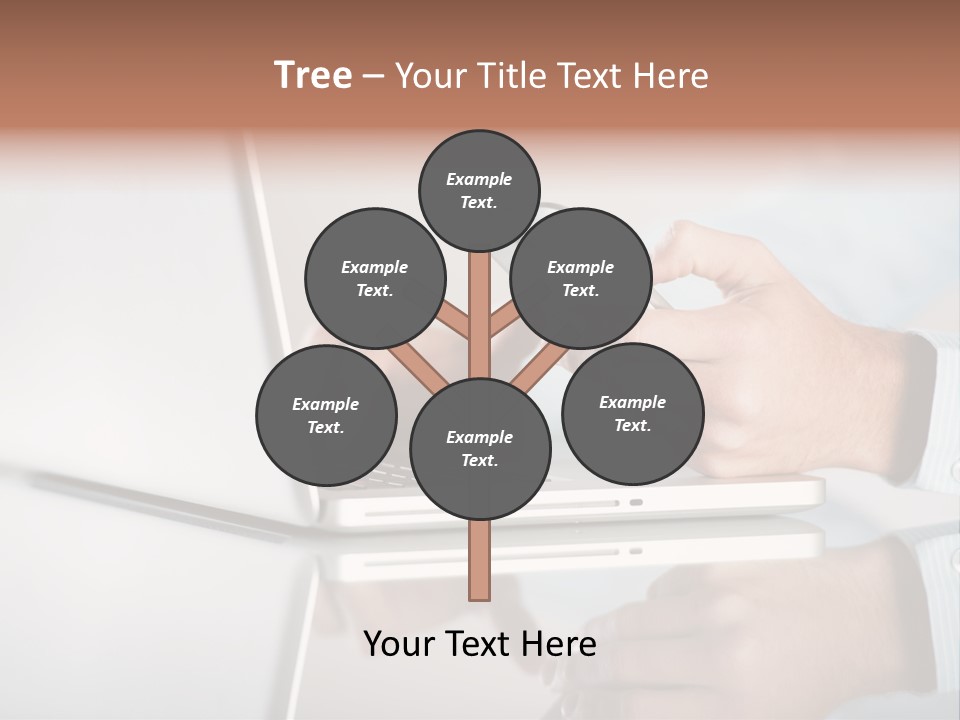 Mobility Information Finger PowerPoint Template