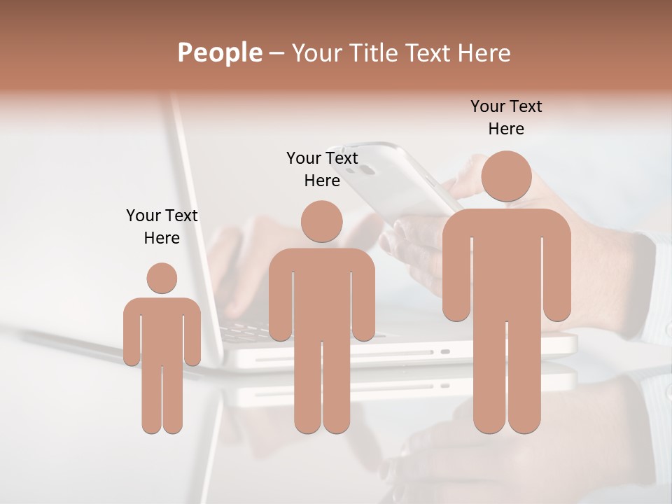 Mobility Information Finger PowerPoint Template
