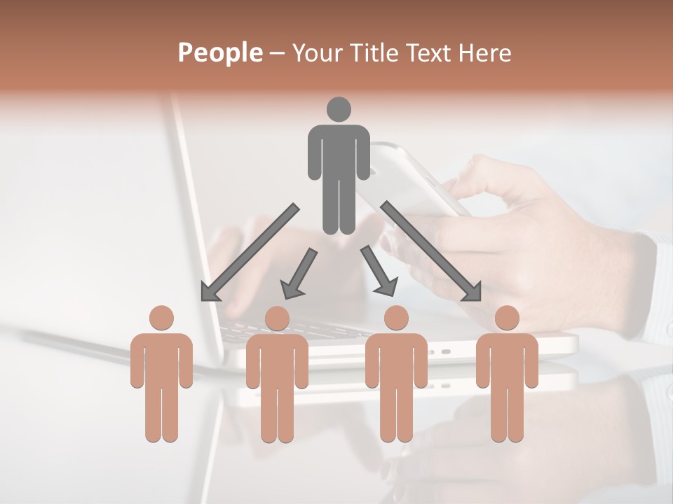 Mobility Information Finger PowerPoint Template