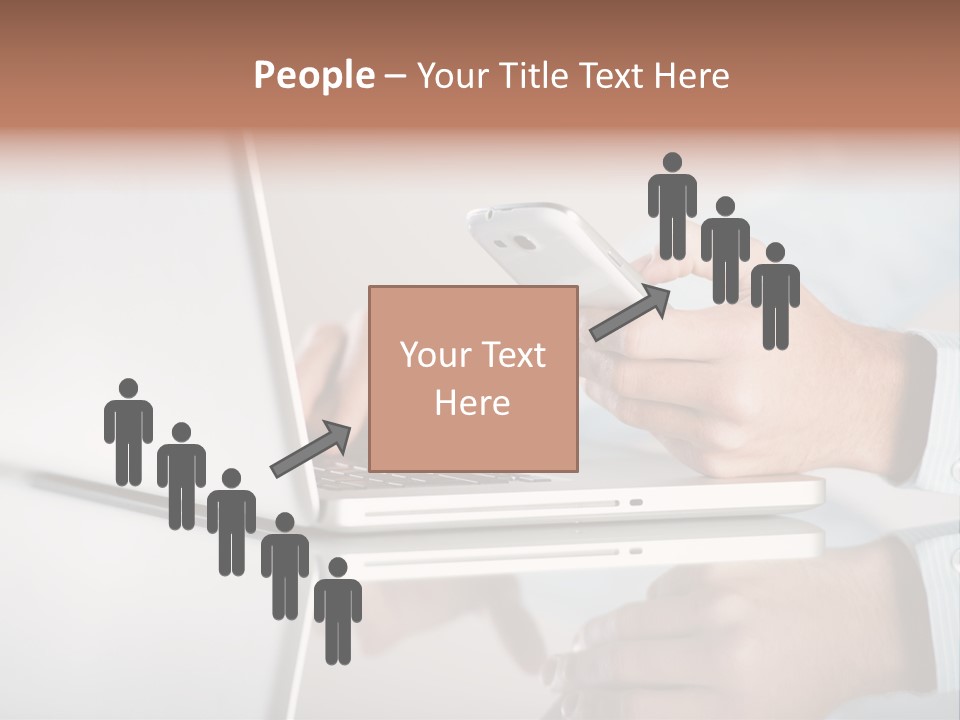 Mobility Information Finger PowerPoint Template