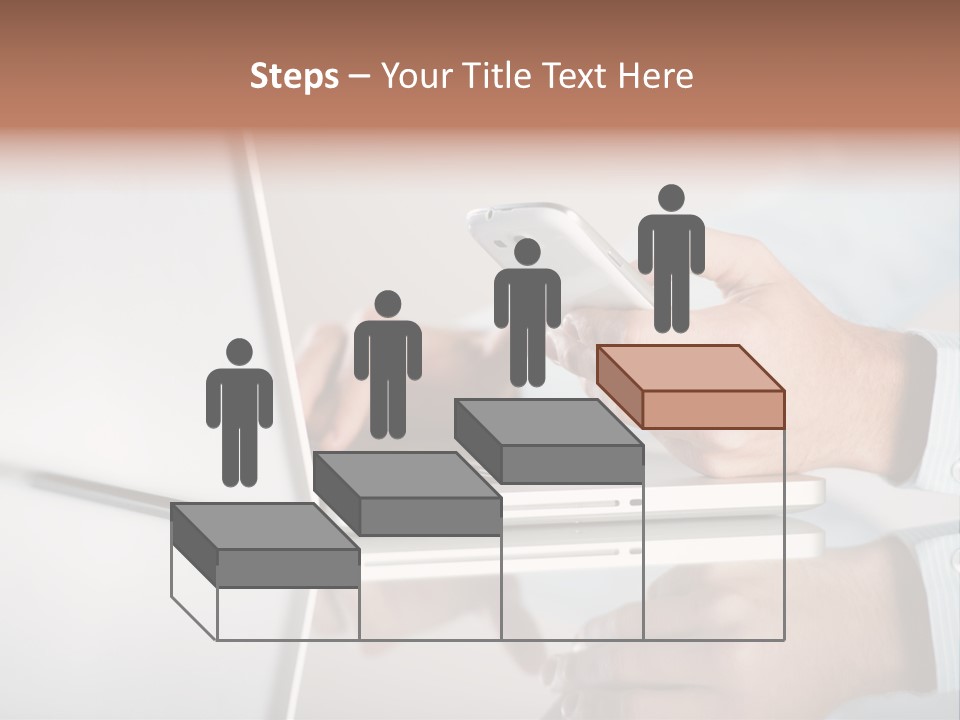 Mobility Information Finger PowerPoint Template