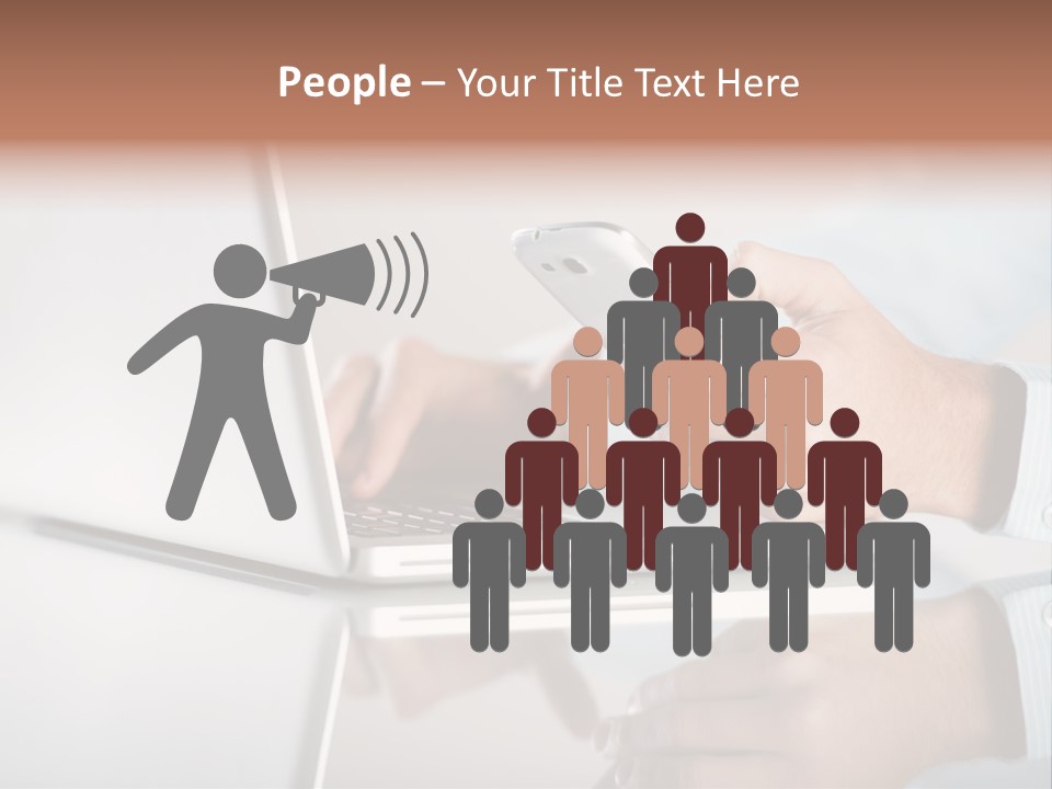 Mobility Information Finger PowerPoint Template