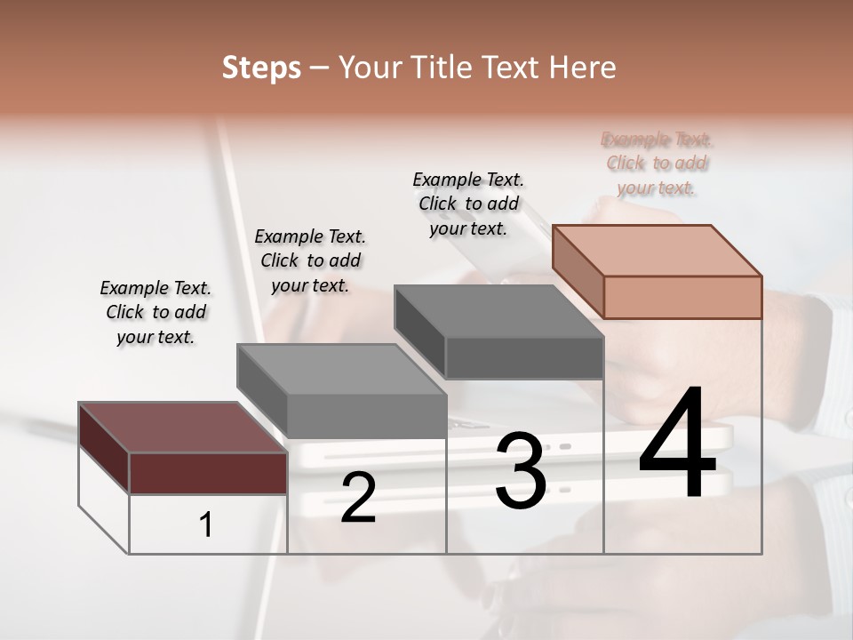 Mobility Information Finger PowerPoint Template