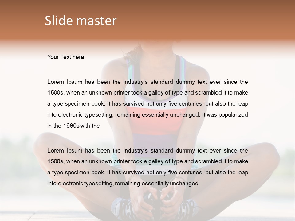 Beauty Concepts Workout PowerPoint Template