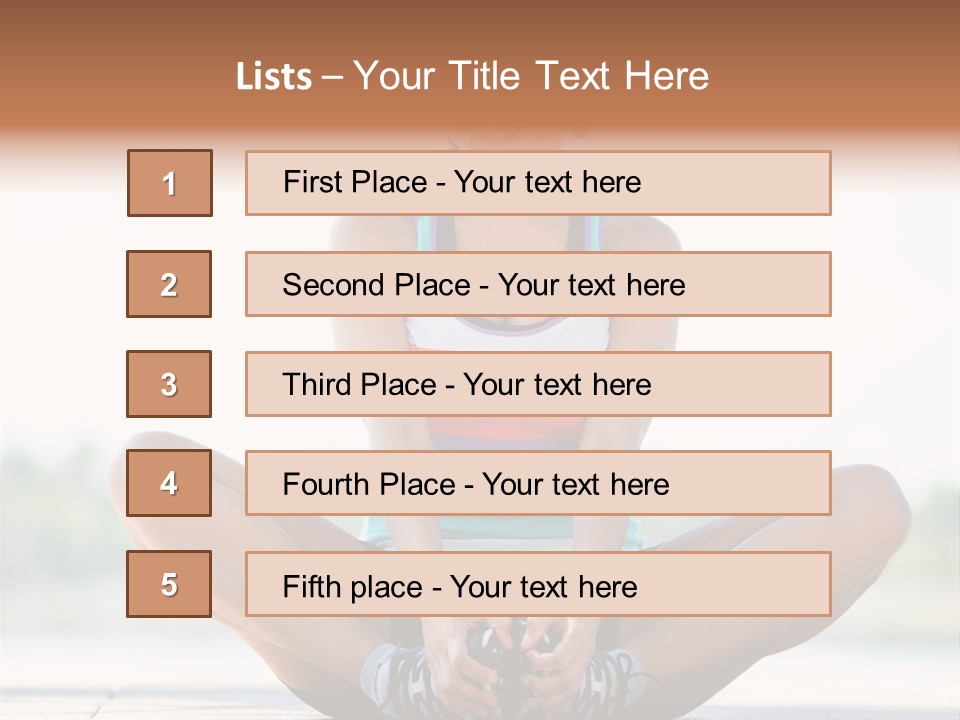 Beauty Concepts Workout PowerPoint Template