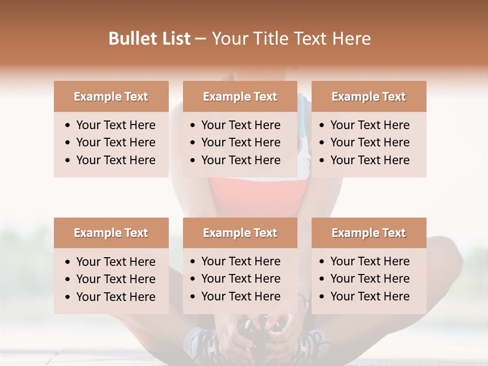Beauty Concepts Workout PowerPoint Template