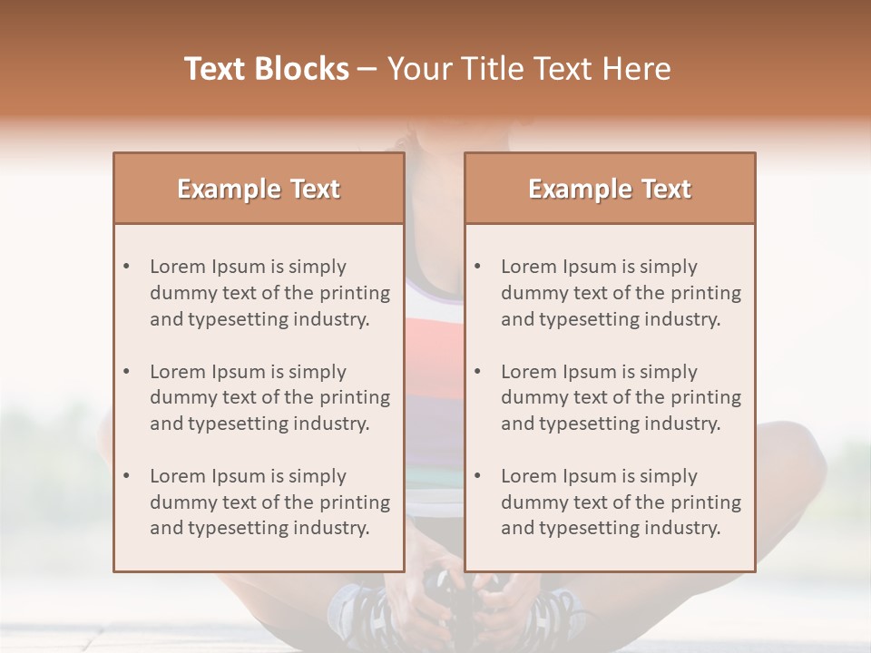 Beauty Concepts Workout PowerPoint Template