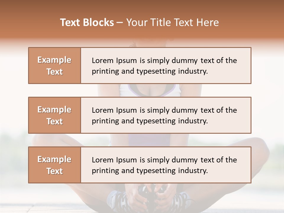 Beauty Concepts Workout PowerPoint Template