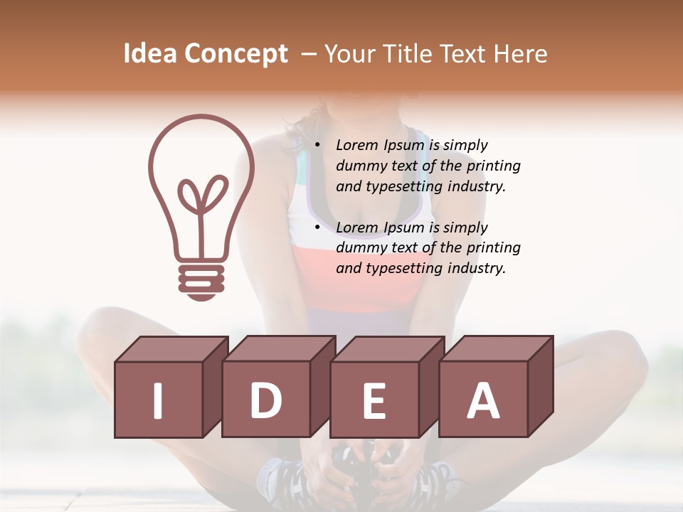 Beauty Concepts Workout PowerPoint Template