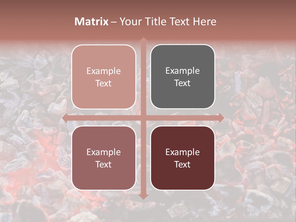 Charcoal Dirty Ash PowerPoint Template