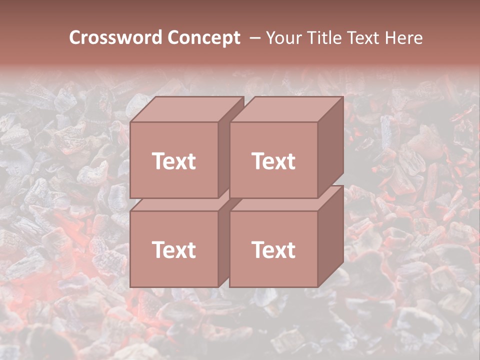 Charcoal Dirty Ash PowerPoint Template