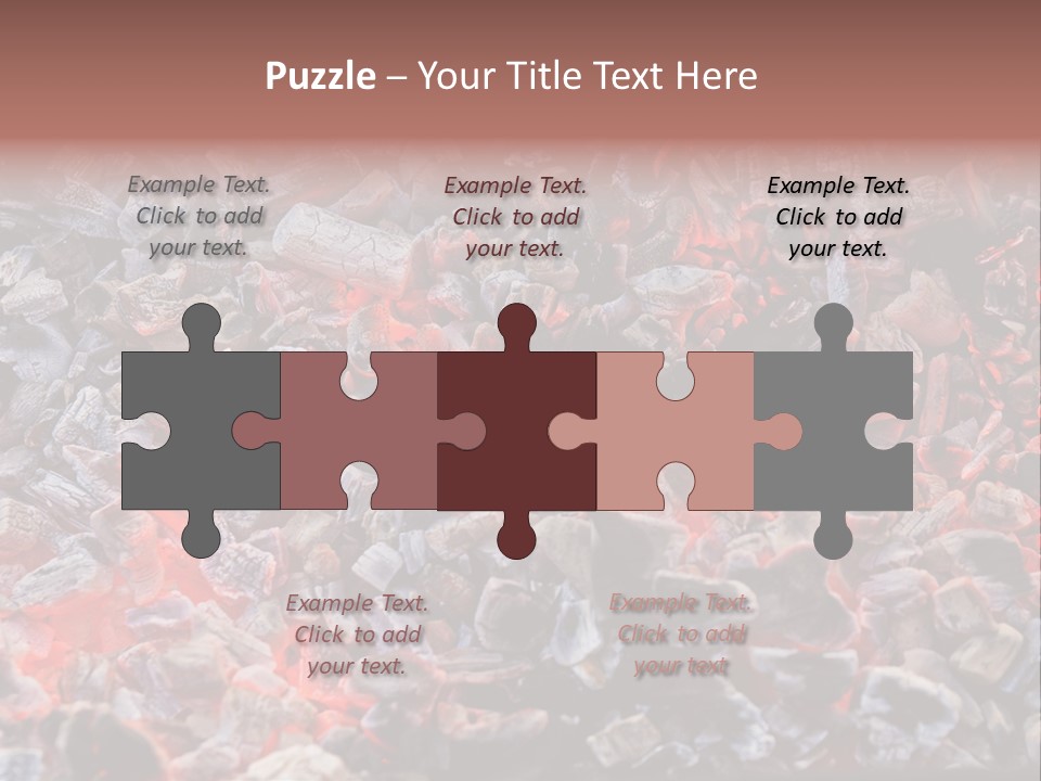 Charcoal Dirty Ash PowerPoint Template