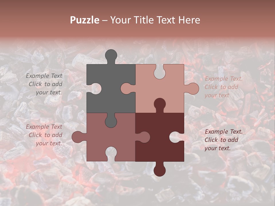 Charcoal Dirty Ash PowerPoint Template