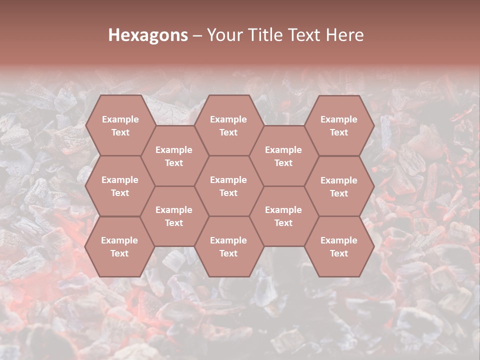 Charcoal Dirty Ash PowerPoint Template