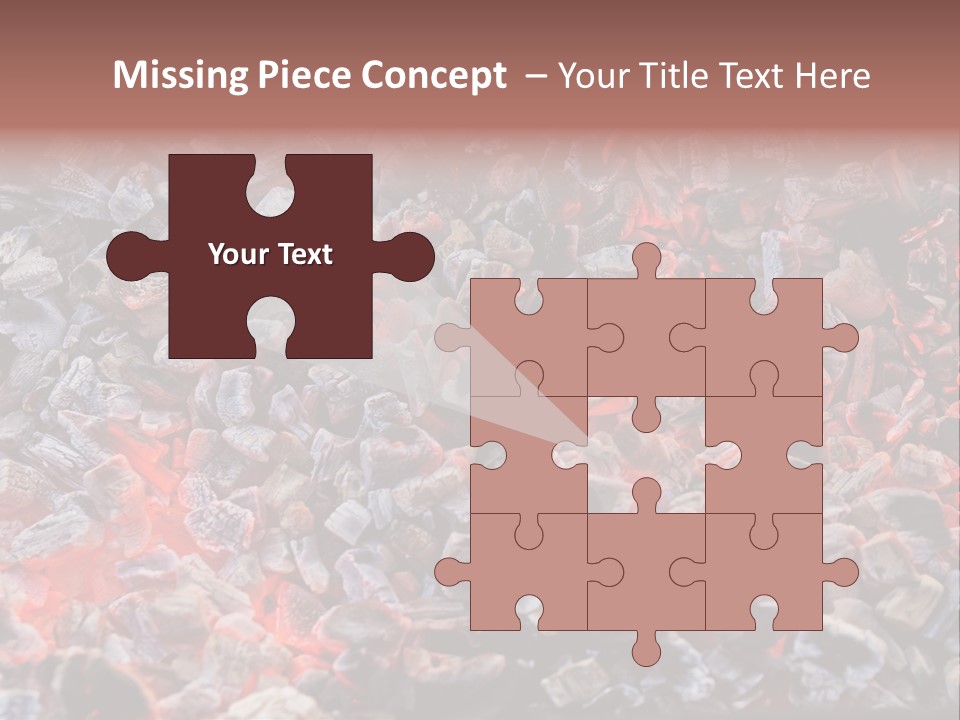 Charcoal Dirty Ash PowerPoint Template