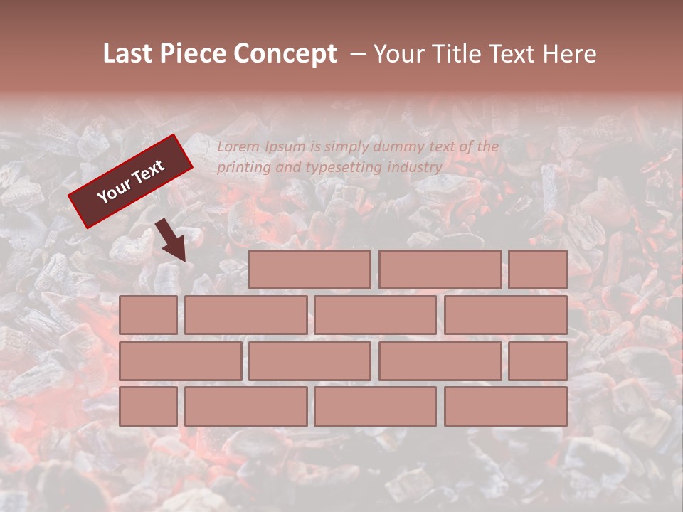 Charcoal Dirty Ash PowerPoint Template
