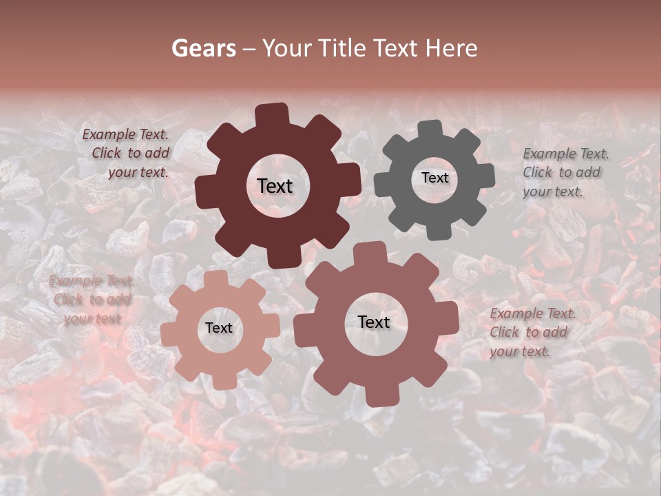 Charcoal Dirty Ash PowerPoint Template