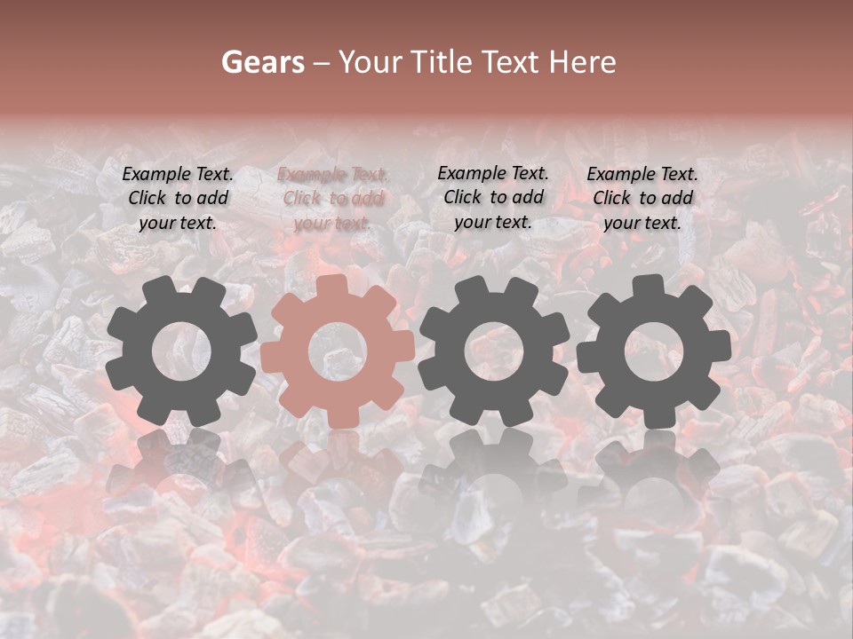 Charcoal Dirty Ash PowerPoint Template