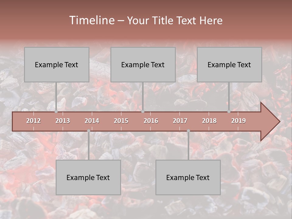 Charcoal Dirty Ash PowerPoint Template