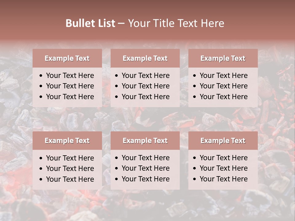 Charcoal Dirty Ash PowerPoint Template