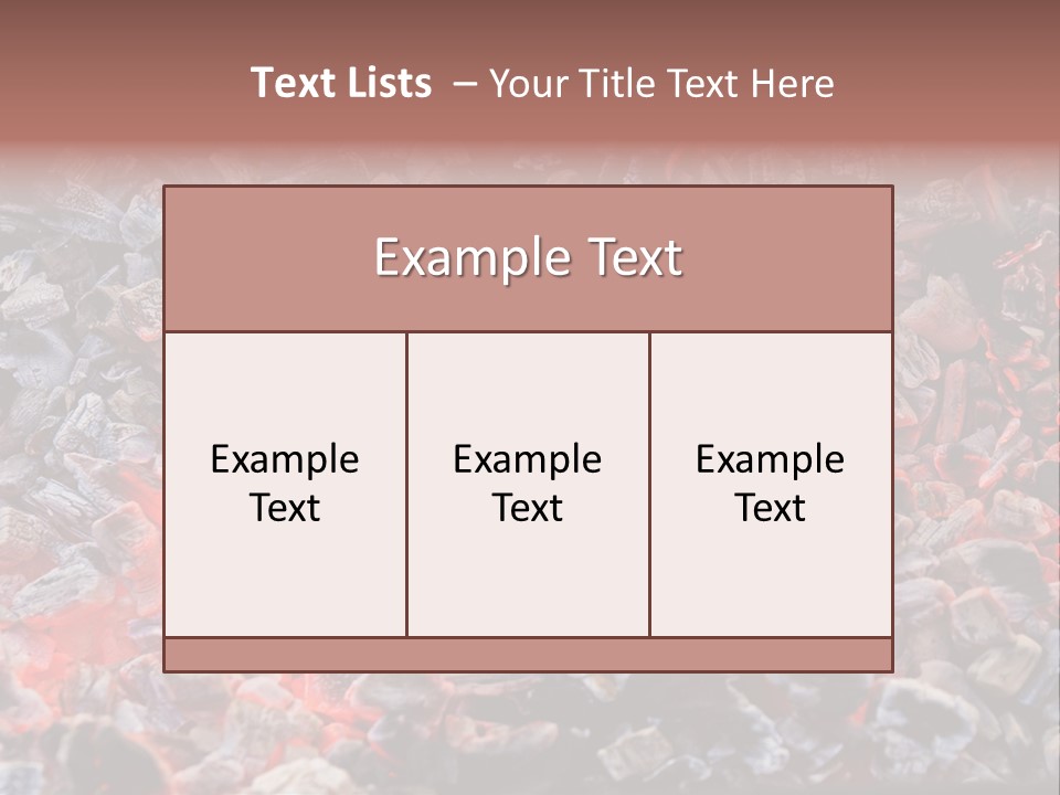 Charcoal Dirty Ash PowerPoint Template