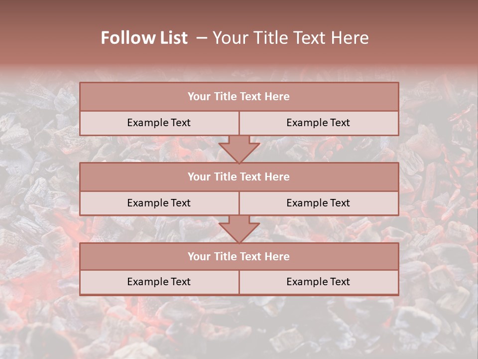 Charcoal Dirty Ash PowerPoint Template