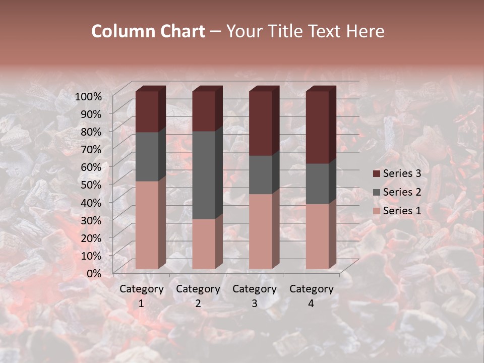 Charcoal Dirty Ash PowerPoint Template