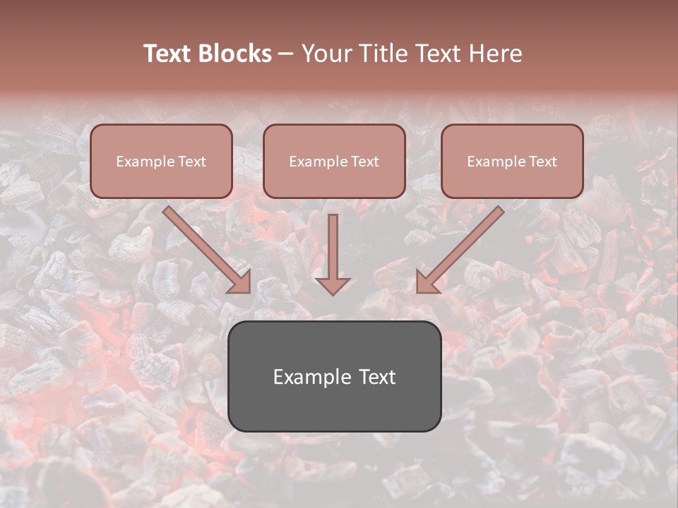 Charcoal Dirty Ash PowerPoint Template