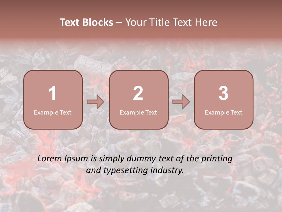 Charcoal Dirty Ash PowerPoint Template