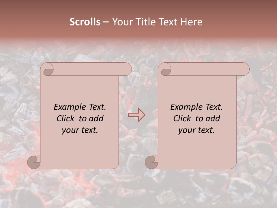 Charcoal Dirty Ash PowerPoint Template