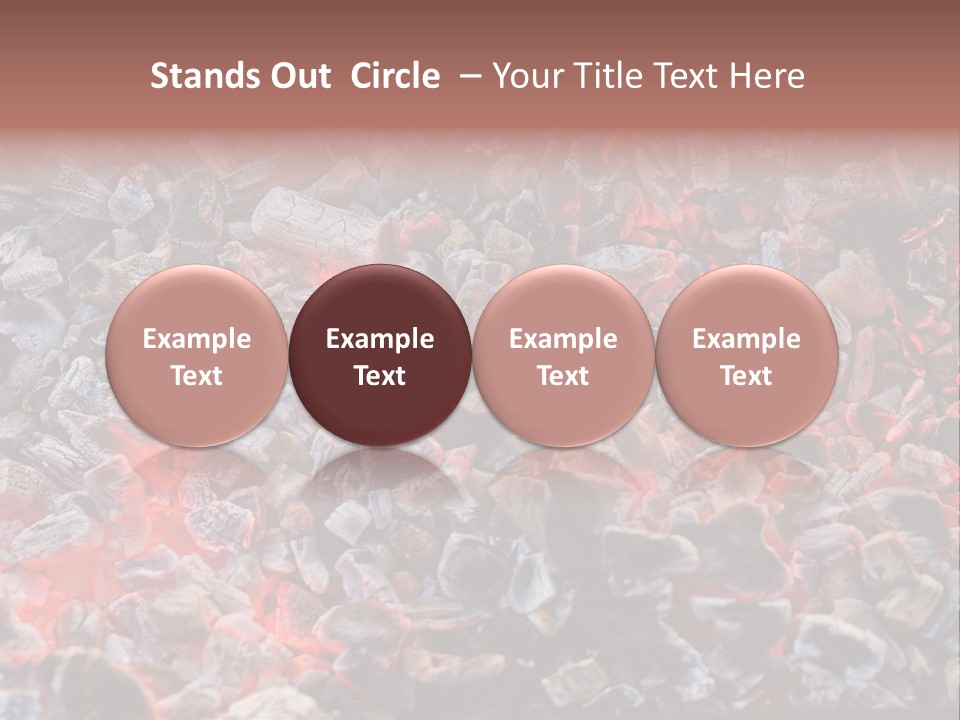 Charcoal Dirty Ash PowerPoint Template