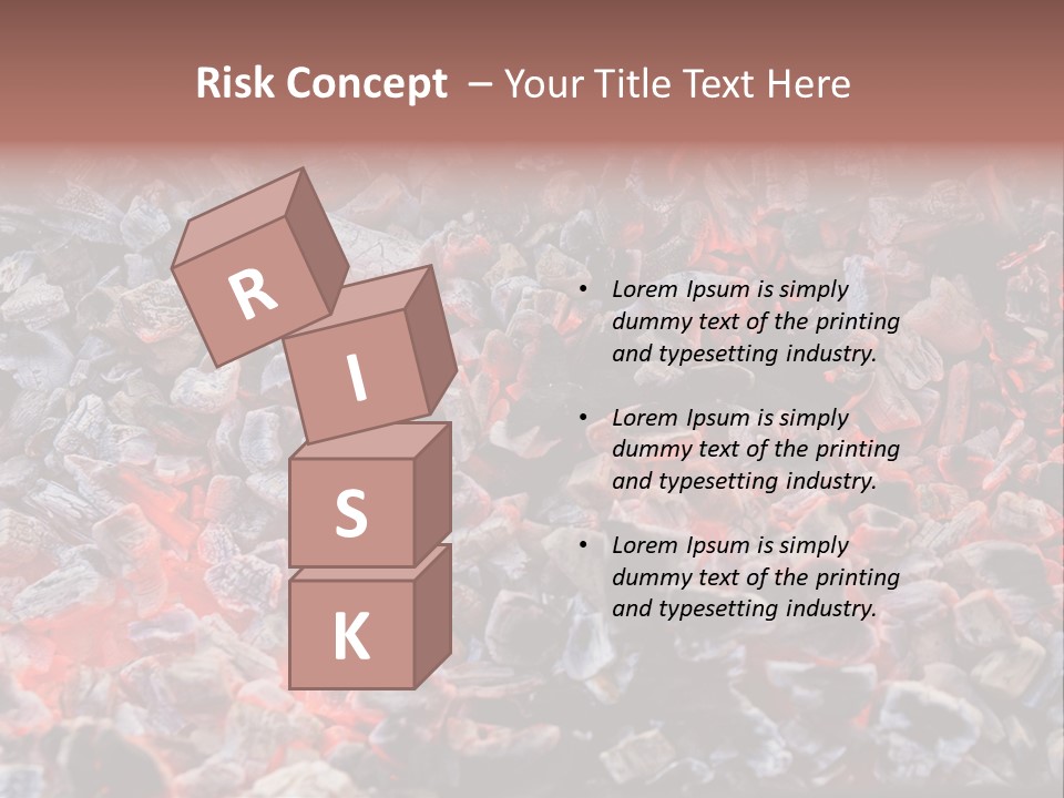 Charcoal Dirty Ash PowerPoint Template