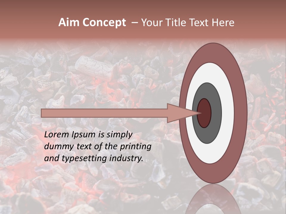 Charcoal Dirty Ash PowerPoint Template