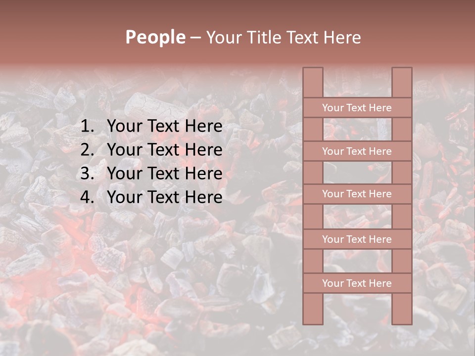 Charcoal Dirty Ash PowerPoint Template