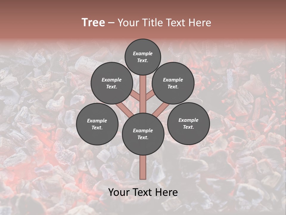 Charcoal Dirty Ash PowerPoint Template