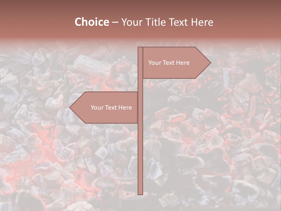Charcoal Dirty Ash PowerPoint Template
