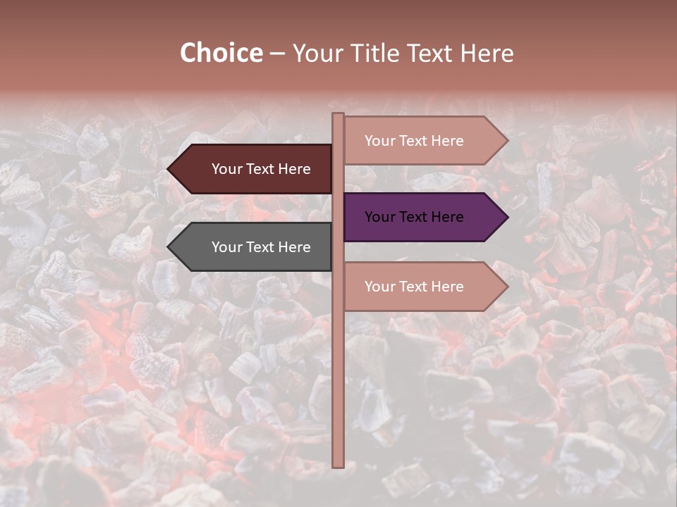 Charcoal Dirty Ash PowerPoint Template