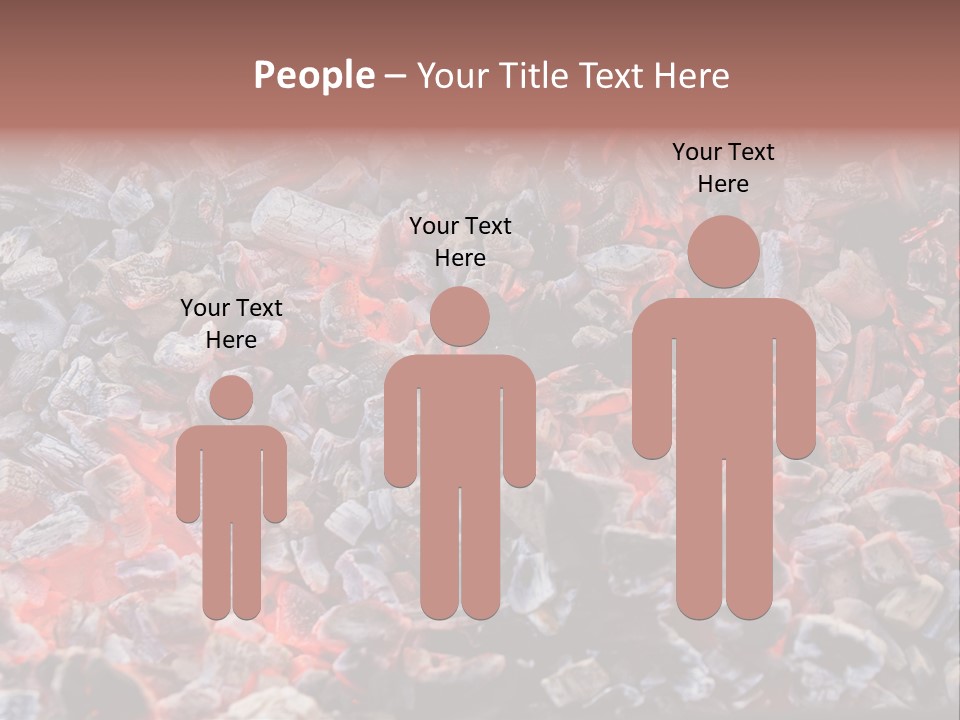 Charcoal Dirty Ash PowerPoint Template