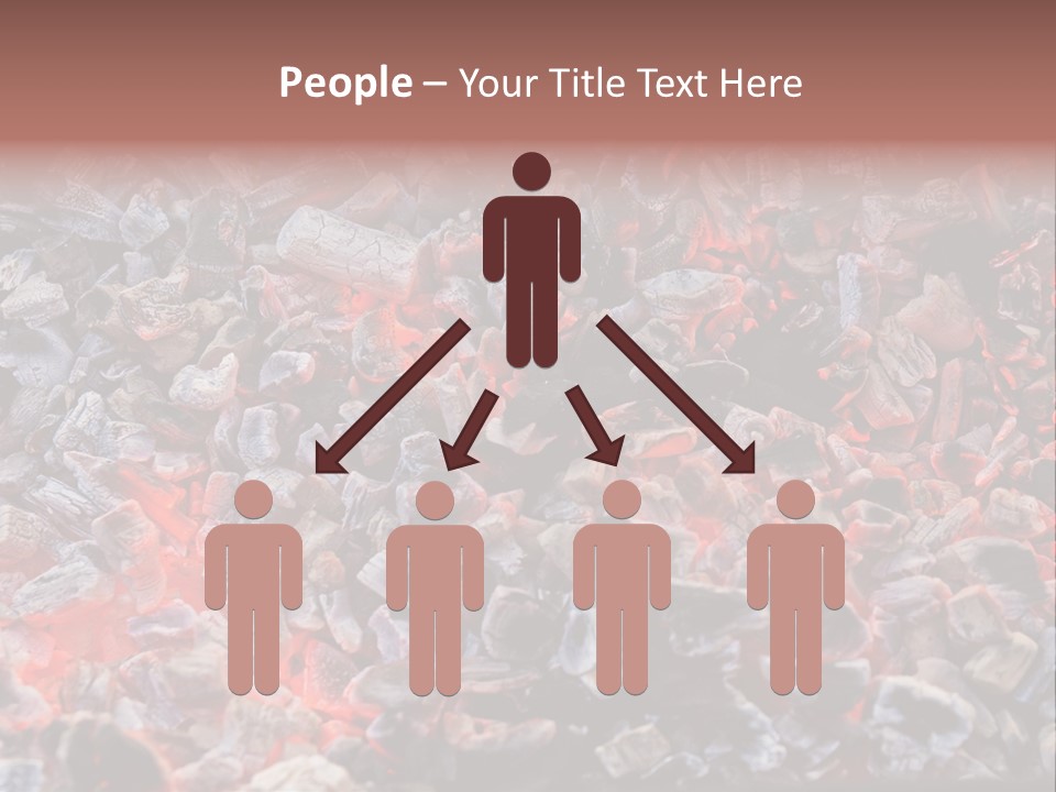 Charcoal Dirty Ash PowerPoint Template