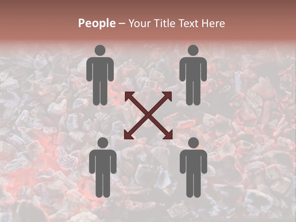 Charcoal Dirty Ash PowerPoint Template