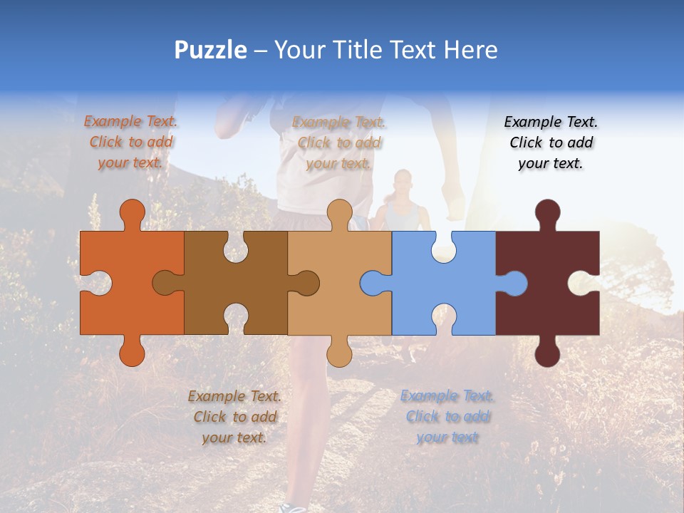 Wellbeing Health Run PowerPoint Template