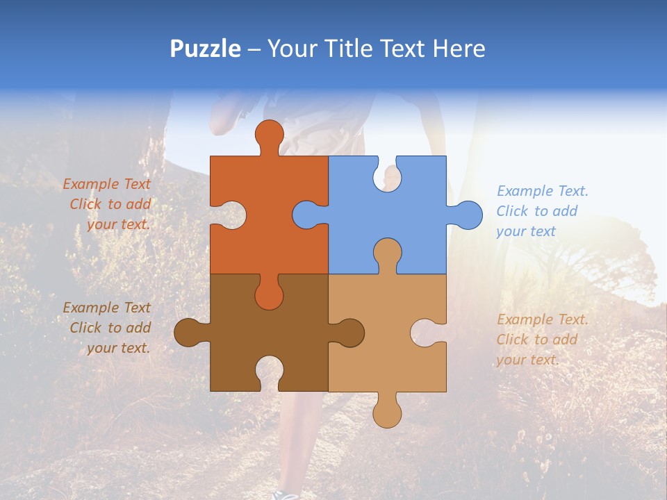 Wellbeing Health Run PowerPoint Template