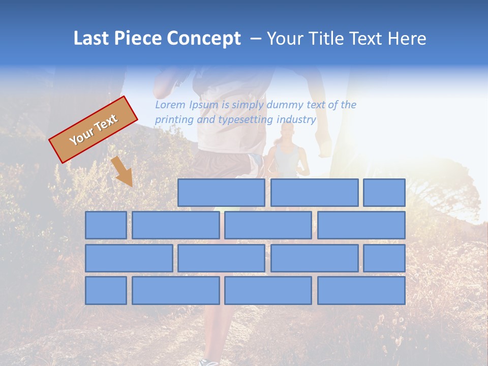 Wellbeing Health Run PowerPoint Template